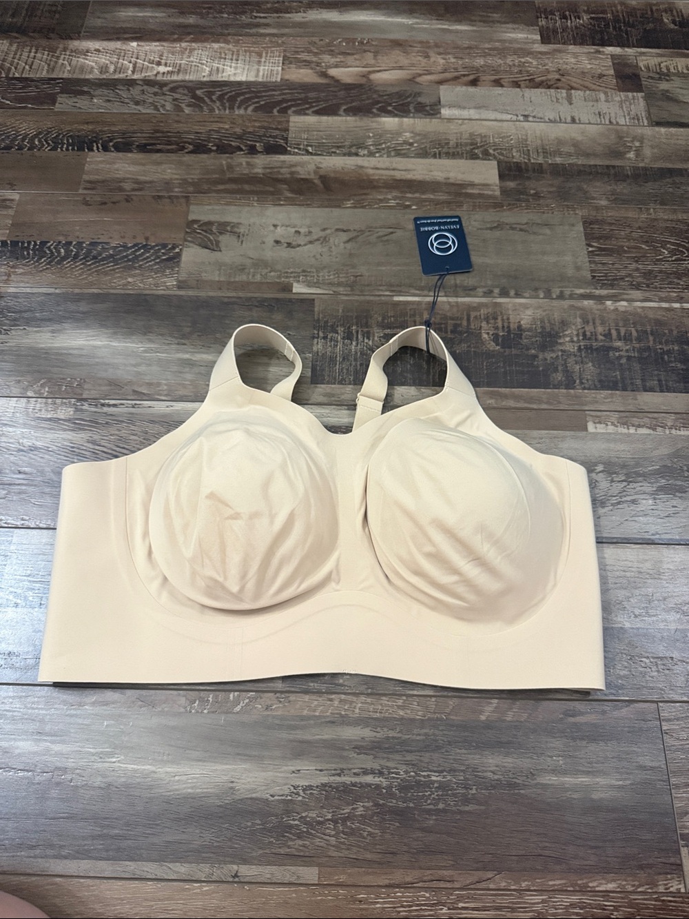 Seamless Longline Comfort Bra in Cream